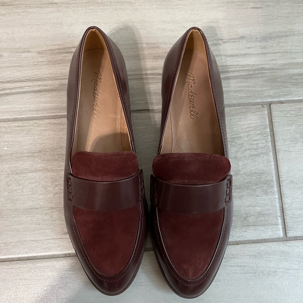 Madewell Women's Burgundy Loafers